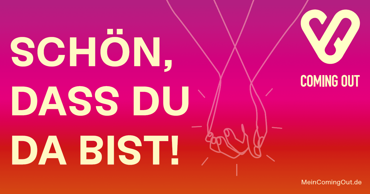 Stoffbanner: Schön, dass du da bist! Motiv Nr. 87 (278 x 158 cm)