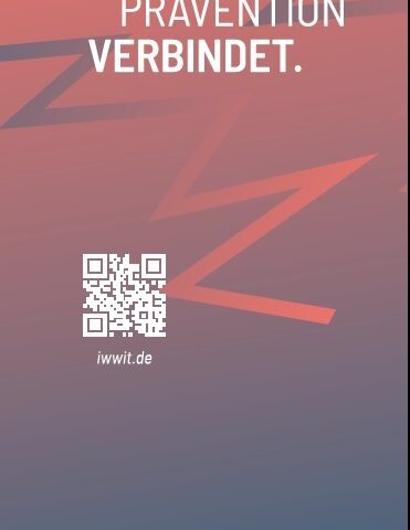 Beachflag: Prävention verbindet (240 x 200 cm) Nr.101