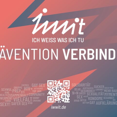 Teleskopfahne: Prävention verbindet (60 x 90 cm) Nr.102